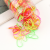 Children's Color Disposable Rubber Band Hair Tie Small Rubber Band Black Little Hair Ring Baby Hair Rope Head Rope Headdress