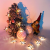 Christmas Battery Light 10L + LED +2M + Silver Snakeskin Ball Holiday Party Supplies Christmas Crafts Lighting Chain