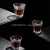 Bomber Glass Hand-Painted Vertical Pattern Good-looking Latte Coffee Cup Australian White Cup Wright Cup