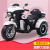 Children's Harley Avenue Gliding Electric Motorcycle Three-Wheeled Children's Toy Men's and Women's Baby's Stroller Large Sitting Double