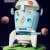 Cross-Border New Space Rocket Coin Bank Cartoon Saving Box DIY Boy Children's Gift Toys Gift Agency