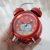 Creative New Cute Cartoon Animal White 3-Inch Metal Bell Alarm Clock Children Student Bedroom Desktop Alarm Watch