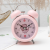 Creative New Cartoon Dinosaur 3-Inch Metal Bell Alarm Clock with Light Student Children Bedside Alarm Watch Gift Toy
