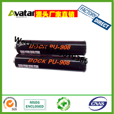 BOCK PU-908 Best Quality Auto Glass Sealant with Excellent Adhesion and Permanently Flexible Type Adhesives Sealant