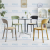 Nordic Plastic Dining Chair Modern Simple Home Chair Computer Backrest Stool Leisure Chair Desk Chair Negotiation Chair