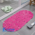 Shida PVC Plain Oval Water Drops Bathroom Non-Slip Mat Bathroom Shower Room Bathtub Bath Non-Slip Mat