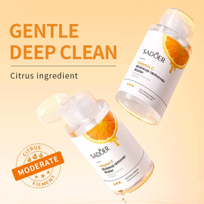 for Export All English Vitamin C Cleansing Water Sadoer Gentle Makeup Remover Refreshing Makeup Remover Live Broadcast