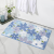 Dacron Flower Floor Mat Bathroom Water-Absorbing Non-Slip Mat Home Floor Mat Bedroom Foot Mat Doorway Living Room Carpet