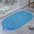 Shida Hotel Solid Color PVC Bathroom Massage Non-Slip Floor Mat Household Kitchen Bathroom Mat Mat with Suction Cup