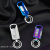 Lighting Lamp Wine Key Chain Lighter Personality USB Charging Cigarette Lighter Cross-Border Lighter