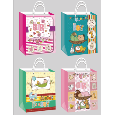 Newborn Baby Baby Gift Bag Baby Cartoon Gift Bag Paper Bag