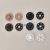 Plastic Invisible Snap Button Plastic Snap Fastener Invisible Sewing On Snap Button Kit Fastener for Clothing Shirt