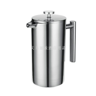 304 Stainless Steel French Presses French Filter Hand Made Coffee Maker
