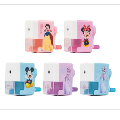 Disney Ice and Snow Marvel Hand-Cranked Pencil Sharpener Cartoon Pencil Sharpener Pencil Sharpener Pencil Children's Penknife Pencil Sharpener