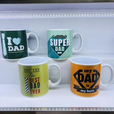 Da947 Father's Day Ceramic Cup 20Oz Father's Day Gift Mug Daily Use Articles Water Cup Dad Cup2023