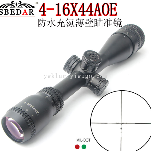 All-Metal 4-16x44aoe Waterproof Nitrogen-Filled Thin Wall Outdoor Cross Differentiation Metal Telescopic Sight