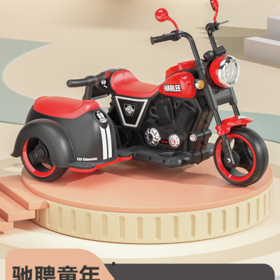 New Children's Electric Motor Children's Tricycle Large Baby Double Seat Children's Toy Car Twin Tire Car