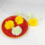 Factory Direct Sales Plastic Simulation Raw Silk Small Pointed Chrysanthemum Head DIY Bouquet Wreath Plastic Flower Head