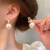New Internet Celebrity Zircon Pearl Light Luxury Ear Clip Hong Kong Style Fashion All-Match Retro Minimalist Design Graceful Earrings Women