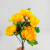 Factory Direct Sales Plastic Simulation Chrysanthemum Raw Silk Chrysanthemum Flower Head DIY Bouquet Wreath Plastic Flower Head