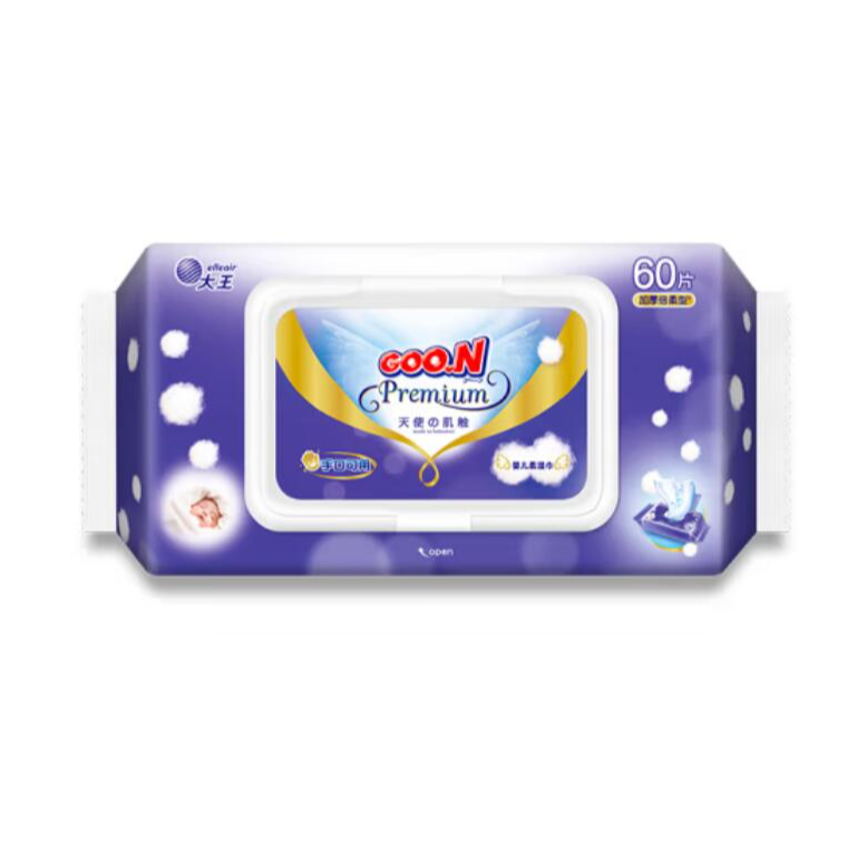 批发包邮 大王GOO.N 天使系列婴儿柔湿巾 60片 20#日用百货日用品
