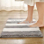 Two-Color Thickened Striped Suede Super Soft Absorbent Non-Slip TPR Bottom Foot Mat Bathroom Door Mat Entrance Entrance Carpet