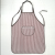 Simple Pinstripe Durable Cooking Kitchen Apron Chef Restaurant Home Cleaning Painting Apron