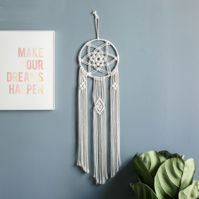 Cross-Border Supplier Nordic Style Home Wall Decoration Tapestry Hand-Woven Bohemian Wall Decoration Dreamcatcher Gt006