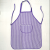 Simple Pinstripe Durable Cooking Kitchen Apron Chef Restaurant Home Cleaning Painting Apron