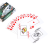 Plastic Poker Poker Big Angle Code 27S White Big Word Entertainment Brand Spot Support Plus Logo Factory Supply