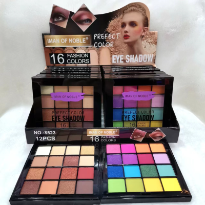 Iman of Noble Brand Cross-Border Classic New Color Earth Color Multi-Color Plate Eye Shadow AB Two Sets of Colors