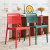 Nordic Backrest Home Dining Chair Simple Desk Chair Modern Minimalist Stackable Restaurant Ideas Leisure Plastic Chair