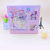 Children's Cartoon Hand Account Set Full Set Cute Girl Notebook Set Color Pages Coil Notebook Journal Tape Plain