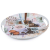 Plastic Tray Cup Tray Melamine Rectangular Tray White Household Kindergarten Dinner Plate Bread Plate Commercial Use