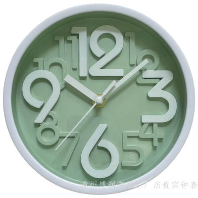 8inch20cm Watch Living Room Mute Creative Wall Clock Simple Top-Selling Product Fashion Clock Wall-Mounted Home Stereo Digital