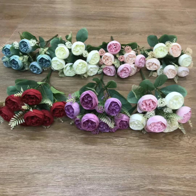 7 head artificial flower