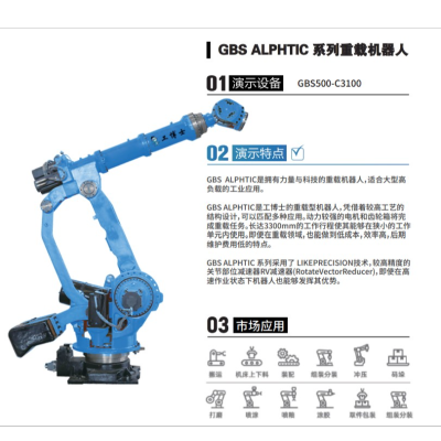 Doctor GBS Alphtic Series Heavy Load Robot GBS500-C3100