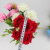 Factory Direct Sales Simulation Plastic Flowers 5 Fork Rose Bud Shooting Props Indoor and Outdoor Decoration DIY Flower Arrangement