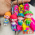 New Cute Cartoon Keychain Amusement Park Girl Little Doll PVC Lovely Bag Hanging Ornament Couple Small Gift