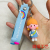 New Cute Cartoon Keychain Amusement Park Girl Little Doll PVC Lovely Bag Hanging Ornament Couple Small Gift