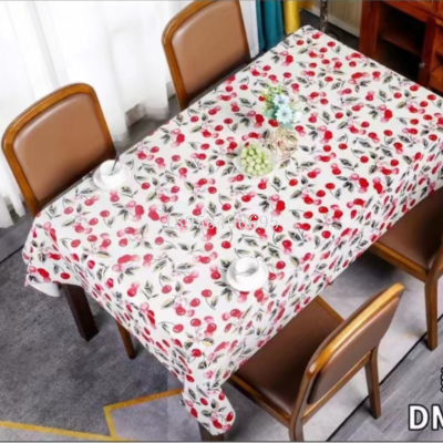 Factory Direct Sales Waterproof Oil-Proof Disposable PVC Printing Tablecloth and Coffee Table Cloth