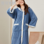 Coral Fleece Cotton Fruit Bathrobe Water-Absorbing Quick-Drying Hooded Design Autumn and Winter Warm Nightgown