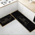 Household Rubber Kitchen Floor Mat Two-Piece Set Carpet Absorbent Non-Slip Oil-Proof Floor Mat Bedside Cushions