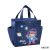 New Cartoon Double-Sided Pocket Lunch Bag Large Capacity Square Insulated Bag Thick Aluminum Foil Lunch Bag