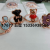 Point Diamond Ring Doll Mobile Phone Holder Doll Bow Tie Bear/Doll Bear/Blooming