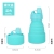 New Silicone Folding Sports Bottle Cross-Border Outdoor Retractable Children Big Belly Drinking Cup Gift Cup
