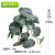 a Variety of Artificial Green Plants 9 Forks Monstera Deliciosa Green Radish Leaf Red Folium Nelumbinis Fake Flower Pot Wholesale Simulation Plant Wall Accessories