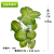 a Variety of Artificial Green Plants 9 Forks Monstera Deliciosa Green Radish Leaf Red Folium Nelumbinis Fake Flower Pot Wholesale Simulation Plant Wall Accessories