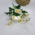 Simulation Small Chamomile Little Daisy Ono Chrysanthemum Silk Flower Fake Flower Wedding Home Furnishing Hotel Chamomile Artificial Flower Wholesale