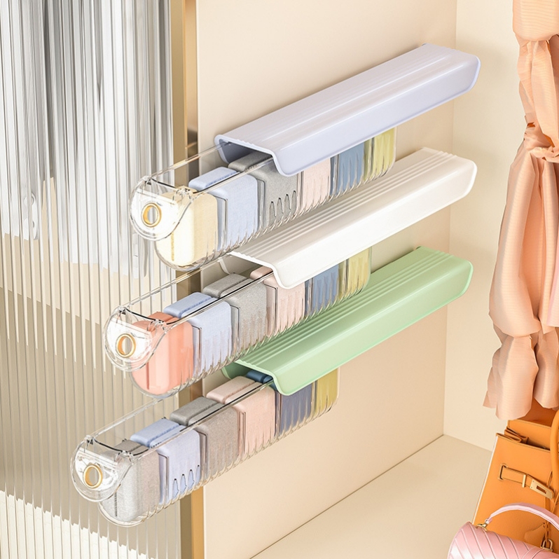 K10-9805抽屉式收纳盒家用内衣内裤袜子壁挂多格学生宿舍收纳盒